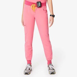 Women's Neon Pink Zamora - Tall Jogger Scrub Pants